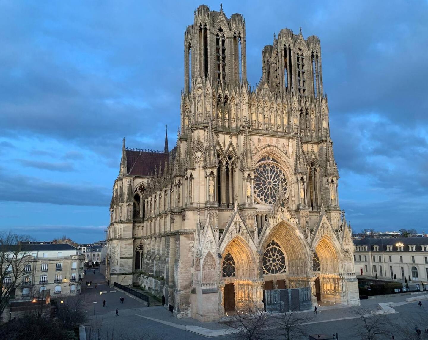 Apartmán Le Clovis - Centre - Cathedrale Remeš Exteriér fotografie